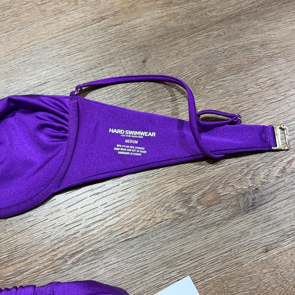 Hard Swimwear Vibrant Purple Bikini Set - Picture 4 of 6